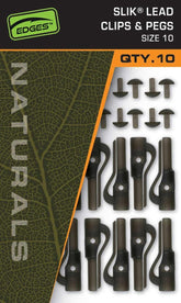 Fox Edges Naturals Slik Lead Clip + Pegs - dé KarperCentrale